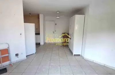 Studio padrão à venda, 30m² área úitl, banheiro e sacada vista livre, em santa cecília, são paulo,