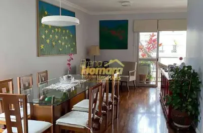 Apartamento lindo com  3 suítes, 2 garagens, varanda, lazer completo, 117 m2 no bairro de higienópo