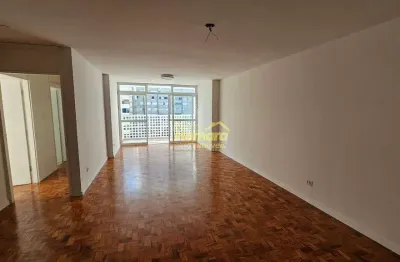 Apartamento de 145 m2 com 3 dormitórios e vaga de garagem  para locação, no bairro da  santa cecíli