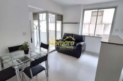 Apartamento para locação, 35m² área úitl, 1 dormitório e vaga de garagem no bairro da santa cecília