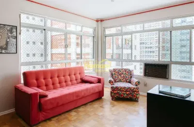 Apartamento para locação de 165 m² com 3 dormitórios, vaga de garagem, totalmente mobiliado, área n