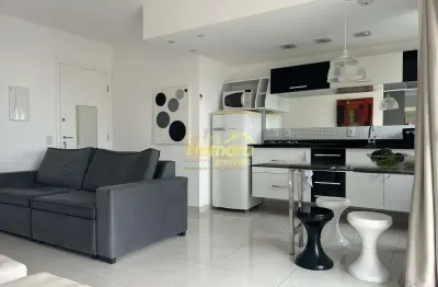Apartamento para locação, mobiliado, decorado, de 38m² com 1 dormitório e garagem no bairro da cons