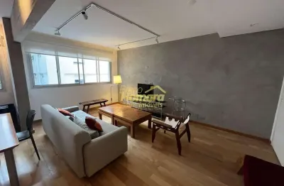 Apartamento para locação de 76m² com 1 dormitório e vaga no bairro da santa cecília, são paulo, sp