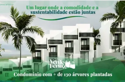 Verde -ferraz , casas 2 dormitórios com terraço privativo .