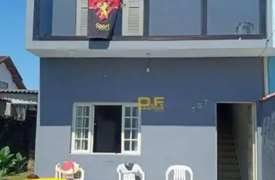 Casa com 2 dormitórios à venda, por r$ 295.000 - balneário itaoca - mongaguá/sp