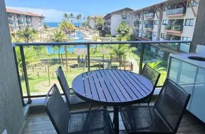 Flat  73 m2 - 2 quartos - muro alto  -  la fleur polinésia residence & resort