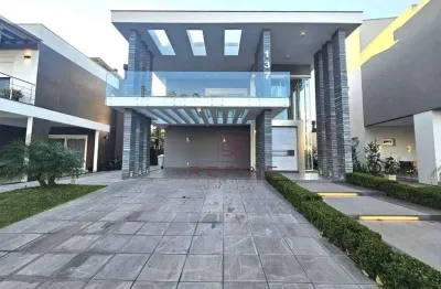 Sobrado com 4 dormitórios à venda, 350 m² por r$ 3.800.000,00 - alphaville - gravataí/rs