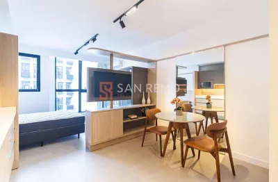 Apartamento com 1 quarto para alugar na rua professora maria flora pausewang, 131, trindade, florianópolis, 35 m2 por r$ 3.800