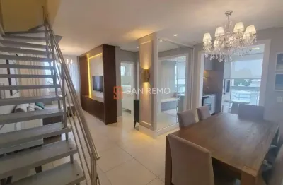 Cobertura com 2 quartos para alugar na rua doutor abel capela, 208, coqueiros, florianópolis, 92 m2 por r$ 6.000