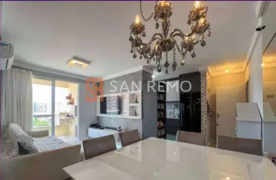 Apartamento com 2 quartos à venda na rua tiradentes, 50, kobrasol, são josé, 81 m2 por r$ 750.000