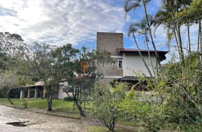 Casa em condomínio fechado com 4 quartos para alugar na rodovia doutor antônio luiz moura gonzaga, 647, rio tavares, florianópolis, 490 m2 por r$ 13.000