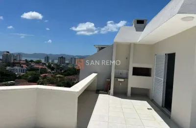 Cobertura com 4 quartos à venda na rua gustavo barroso, 229, capoeiras, florianópolis, 218 m2 por r$ 1.500.000