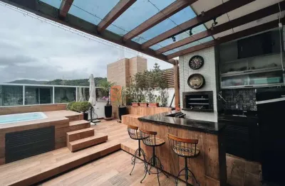 Cobertura com 3 quartos à venda na rua pirineus, 86, córrego grande, florianópolis, 384 m2 por r$ 3.800.000