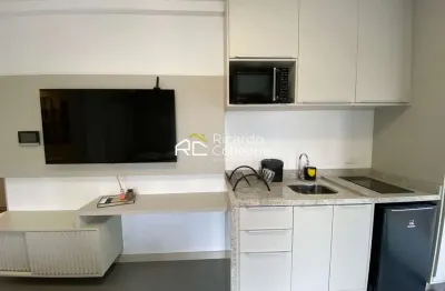Apartamento studio porteira fechada!25m2 , 01 vaga, churrasqueira.