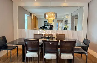 Apartamento alto padrão porteira fechada, 166m2, 4 quartos sendo 3 suítes.