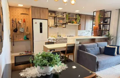 Apartamento novo, 75m2, 2 quartos, 1 vaga, mobiliado. condomínio trebbiano ecoville.