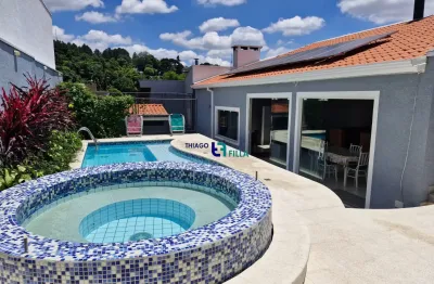 Casa com piscina aquecida com área gourmet à venda no bom retiro