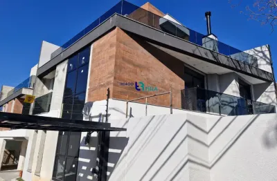 Sobrado com 3 suítes jardim e terraço no bairro são francisco