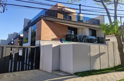 Sobrado com 3 suítes jardim e terraço no bairro são francisco