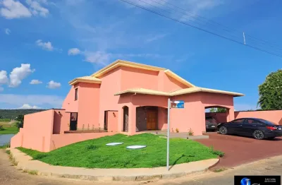 Sobrado de alto padrão no condomínio marinas di caldas, 4 quartos, piscina, pdd