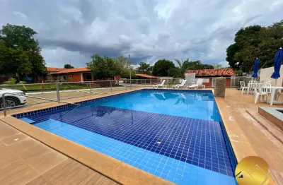 Ótimo chalé em caldas novas, mobiliado, 3/4, 2 suites, ar condicionado, em condomínio com área de lazer