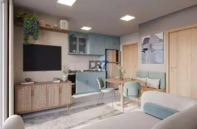 Apartamento à venda em campinas, jardim novo maracanã, com 2 quartos, com 36.87 m², colina do sol