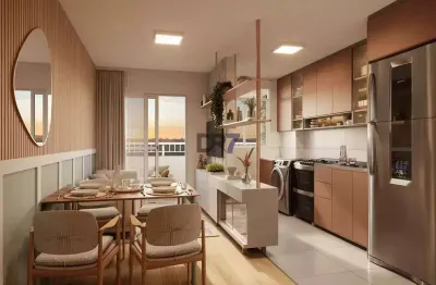 Apartamento à venda em campinas, jardim morumbi, com 2 quartos, com 43 m², residencial canoas