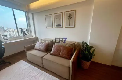 Apartamento à venda em campinas, cambuí, com 1 quarto, com 52 m², condomínio edifício maria cristina