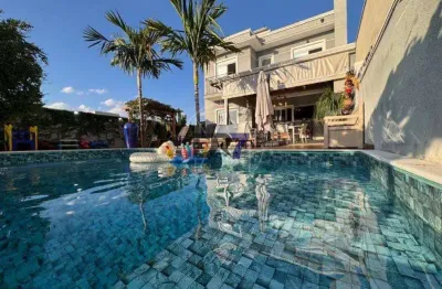 Casa à venda e para alugar em campinas, swiss park, com 3 quartos, com 209 m², condomínio basel