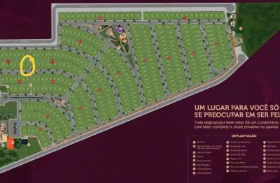 Terreno à venda na condômino residencial vinhas, 88, condomínio residencial vinhas, anápolis por r$ 116.000