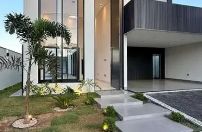 Casa em condomínio fechado com 3 quartos à venda na rg - 06, 6, condomínio residencial gaudi, anápolis por r$ 1.250.000