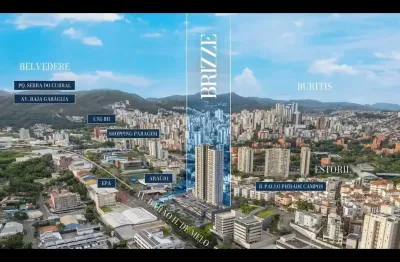 Apartamento para venda em belo horizonte, estoril, 2 dormitórios, 1 suíte, 1 banheiro, 1 vaga