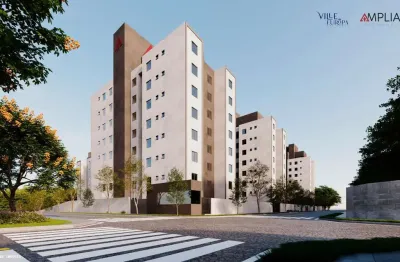 Apartamento para venda em santa luzia, boa esperança, 2 dormitórios, 1 banheiro, 1 vaga