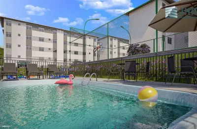 Apartamento para venda em ribeirão das neves, papine (justinópolis), 2 dormitórios, 1 banheiro, 1 vaga