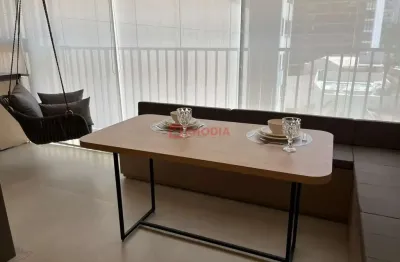 Venda ou locação apartamento novo mobiliado, 1 dormitório, 1 vaga no paraiso zona sul - sp