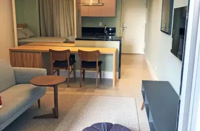 Apartamento exclusivo mobiliado no habitarte verde - brooklin