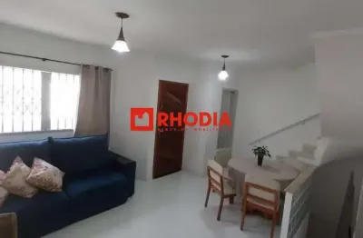 Casa germinada em condomínio, 2 dormitórios sendo 2 suítes, 109m², vila gustavo, ótimo estado, aceita financiamento, ideal para morar/investir