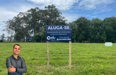 Lote para locação com possibilidade de construção – aeropark | pedra branca - palhoça/sc