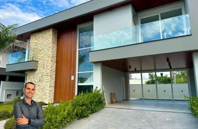 Casa alto padrão à venda no condomínio reserva da pedra – pedra branca | palhoça/sc