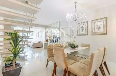 Apartamento duplex semimobiliada com 3 suítes, à venda, 294 m² por r$ 2.500.000 - centro - itajaí/s