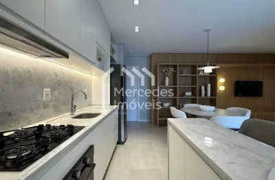 Apartamento decorado, 2 suítes à venda, 73 m² por r$ 1.600.000,00 - fazenda - itajaí/sc