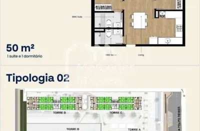 Apartamento com 2 quartos à venda na Rua Antônio Muller Reis, 553, Cordeiros, Itajaí