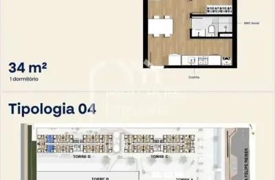 Apartamento com 1 quarto à venda na Rua Antônio Muller Reis, 553, Cordeiros, Itajaí