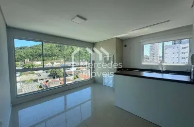 Apartamento semimobiliado com 1 suíte + 1 dormitório à venda, centro, itajaí, sc