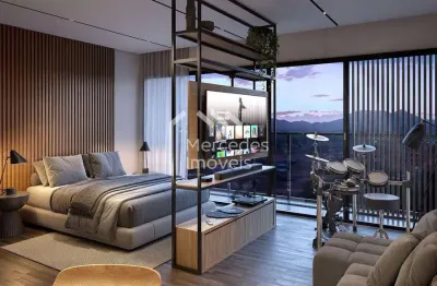 Studio com sacada, 47.13 m² à venda, viva park, porto belo, sc