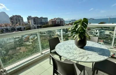 Apartamento barra  flat wyndhan, 52m², mobiliado, 1 vaga, praia