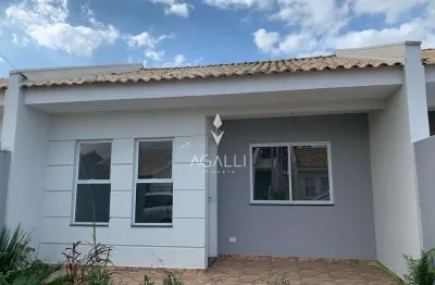 Casa com 2 dormitórios à venda, iguaçu  , fazenda rio grande - pr