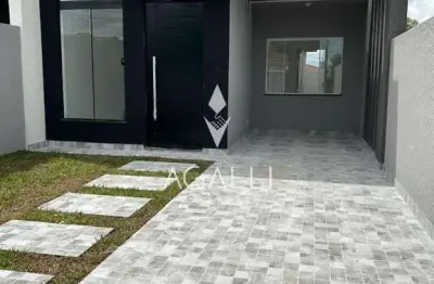 Casa com 3 dormitórios à venda, iguaçu  , fazenda rio grande - pr