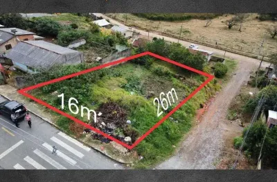 Amplo terreno à venda, iguaçu  com 416m  , fazenda rio grande - pr