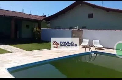 Casa na praia com lazer - (porteira fechada)03 dormitórios à venda, 238 m² por r$ 550.000 - jardim lindomar - itanhaém/sp